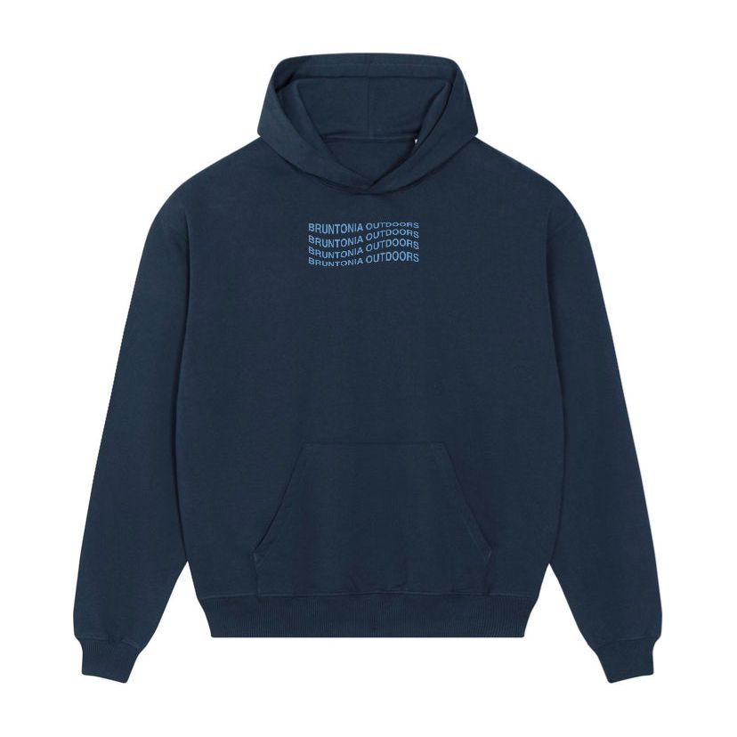 Bruntonia Outdoors Essential cordless Hoodie French navy